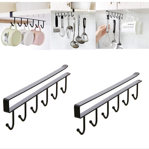 Mug Holder,Coffee Cup Holder,Kitchen Utensil Storage Hook,Cabinet Storage Hook - Picture 2 of 4